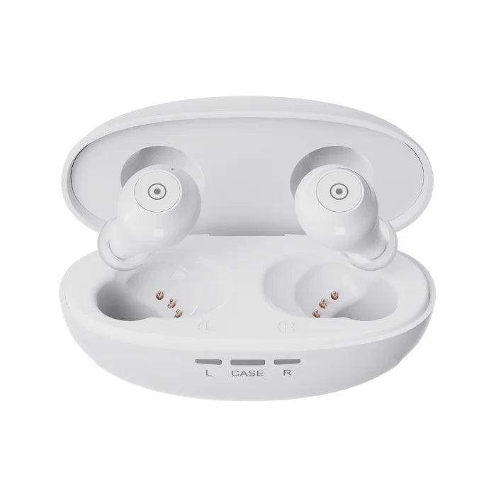 Ceretone Fusion over the counter hearing aid in the canal.